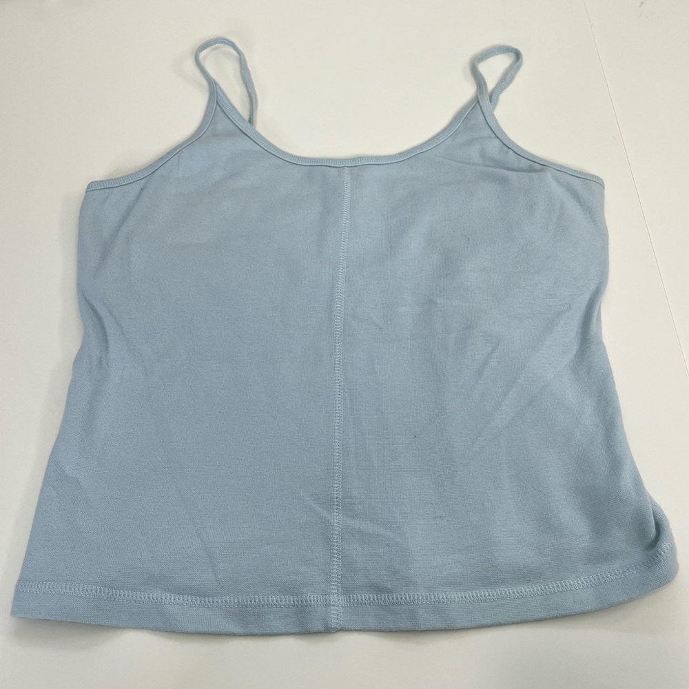 Tangents Light Blue Cami‎ Shelf Bra Medium Activewear Lounge
